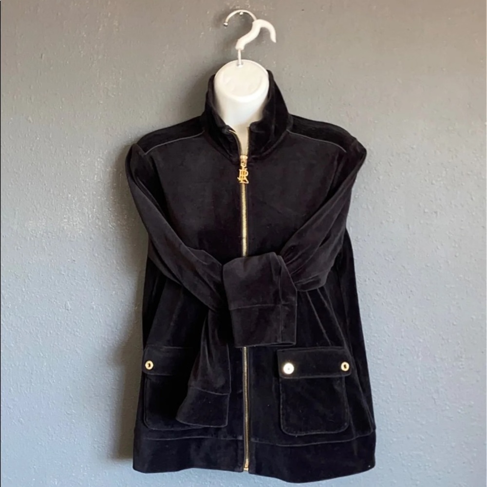 RALPH LAUREN Velvet Track Jacket